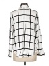 Leith 100% Viscose Ivory Long Sleeve Blouse Size L - photo 2