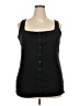 Torrid 100% Cotton Black Tank Top Size 3X Plus (3) - photo 1