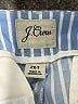 J.Crew Stripes Blue Casual Pants Size 26 waist (tall) - photo 4
