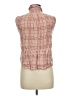 Sim & Sam 100% Rayon Red Sleeveless Button-Down Shirt Size M - photo 2