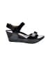 Tsubo 100% Leather Black Wedges Size 6 1/2 - photo 1