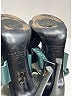 Acne Studios 100% Leather Color Block Green Black Sandals Size EU 39 - photo 7