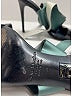 Acne Studios 100% Leather Color Block Green Black Sandals Size EU 39 - photo 6