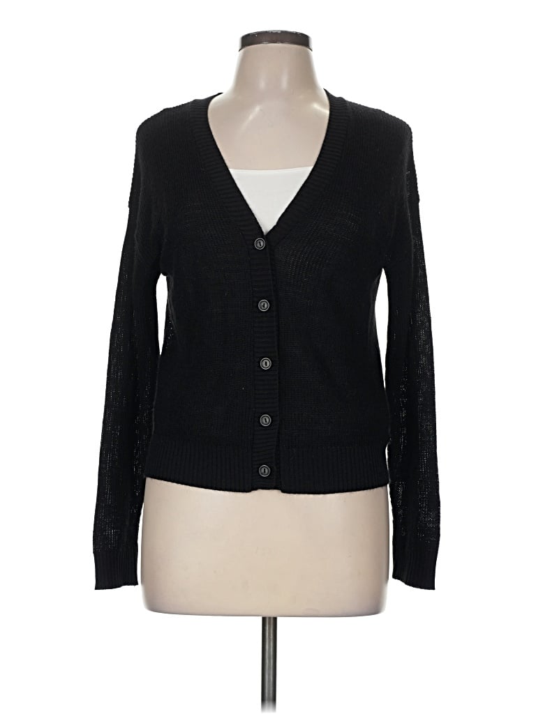 Pre-owned Abound Cardigan Sweater In Black
