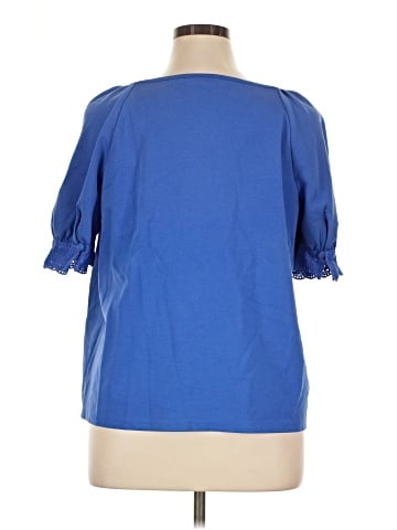 Ann Taylor Short Sleeve Blouse (view 2)