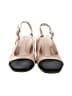 Just Fab Color Block Tan Heels Size 10 - photo 2