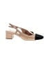 Just Fab Color Block Tan Heels Size 10 - photo 1