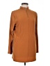 Dennis by Dennis Basso Brown Long Sleeve Blouse Size L - photo 1
