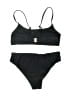 Shein Solid Black Two Piece Swimsuit Size 12 - 13 - photo 2