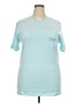 Lauren James Teal Short Sleeve Top Size 4X - photo 1
