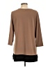 Travelsmith Brown 3/4 Sleeve Top Size L - photo 2
