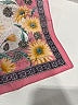 Givenchy 100% Cotton Ivory Pink Vintage Scarf  One size - photo 5