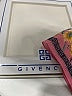 Givenchy 100% Cotton Ivory Pink Vintage Scarf  One size - photo 2