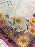 Givenchy 100% Cotton Ivory Pink Vintage Scarf  One size - photo 6