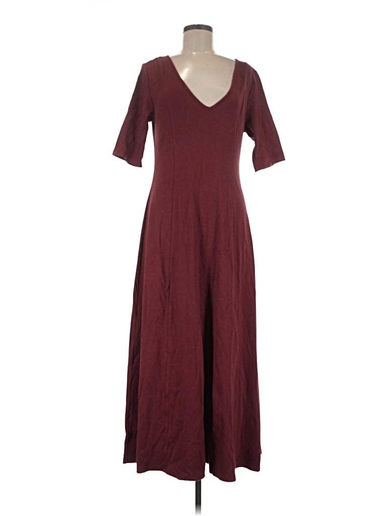Universal Thread Casual Dress In Burgundy
