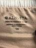 Athleta Metallic Silver Athletic Shorts Size 1X - photo 3