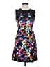 Milly Graphic Black Cocktail Dress Size 4 - photo 1