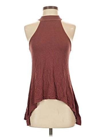 Chocolate Sleeveless Blouse (view 1)