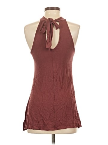 Chocolate Sleeveless Blouse (view 2)