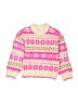 Baby Gap Hearts Pink Pullover Sweater Size 4T - photo 1