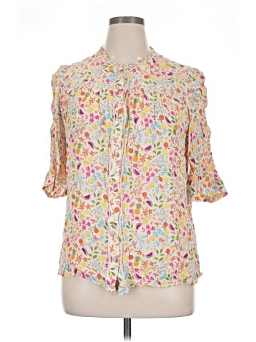 Democracy 3/4 Sleeve Blouse (view 1)