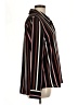 Halogen 100% Polyester Stripes Black Long Sleeve Blouse Size L - photo 4