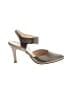 Paul Green 100% Leather Metallic Gray Heels Size UK 4 / US 6 - photo 1