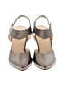 Paul Green 100% Leather Metallic Gray Heels Size UK 4 / US 6 - photo 2