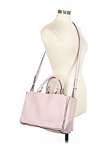 Calvin Klein Leather Satchel (view 2)