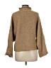 William Rast Tweed Tan Turtleneck Sweater Size M - photo 2
