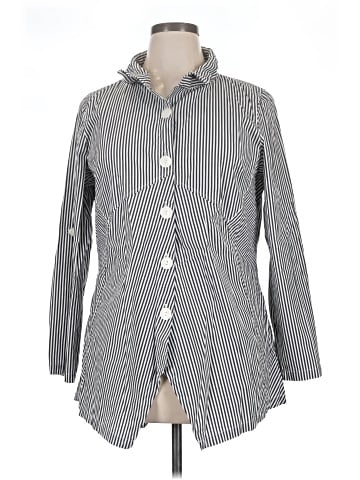 Peck & Peck 3/4 Sleeve Button-Down Shirt (view 1)