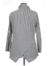 Peck & Peck Stripes Gray 3/4 Sleeve Button-Down Shirt Size XL - photo 2