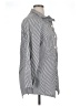 Peck & Peck Stripes Gray 3/4 Sleeve Button-Down Shirt Size XL - photo 4