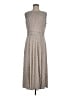 Perceptions Polka Dots Tan Casual Dress Size M - photo 1