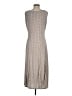 Perceptions Polka Dots Tan Casual Dress Size M - photo 2