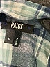 Paige Plaid Teal Long Sleeve Button-Down Shirt Size M - photo 7