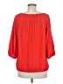 Perseption Concept Red 3/4 Sleeve Blouse Size M - photo 2