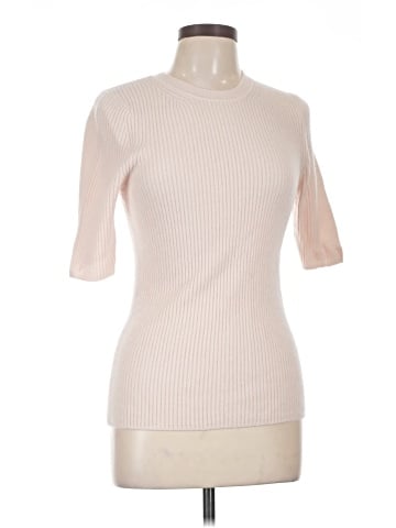 Enza Costa Cashmere Pullover Sweater (view 1)