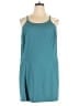 Athleta Solid Teal Casual Dress Size 2X - photo 1