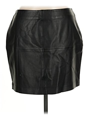 MNG Leather Skirt (view 1)