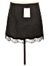 A.L.C. Chevron-herringbone Black Wool Skirt Size 10 - photo 2