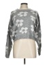 Love Tree 100% Acrylic Floral Gray Pullover Sweater Size L - photo 1
