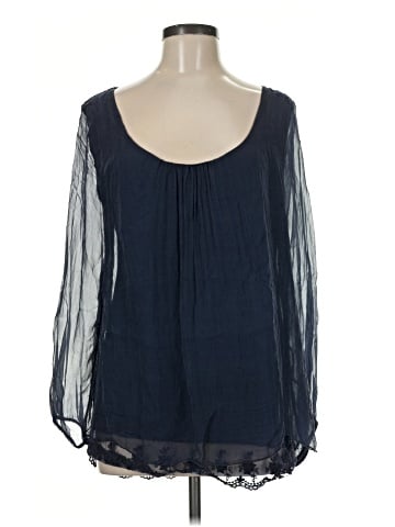 Piazza Roma 3/4 Sleeve Blouse (view 1)