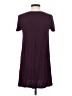 Final Touch Solid Burgundy Casual Dress Size S - photo 2