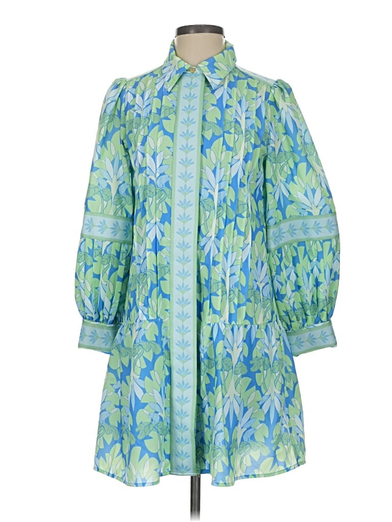 Pre-owned Emily Mccarthy Casual Dress In Green