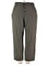 Ellos Green Linen Pants Size 18 - photo 1