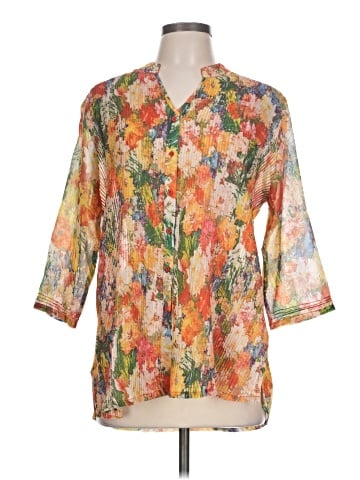Christina 3/4 Sleeve Blouse (view 1)