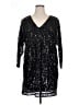 Lilly Pulitzer 100% Polyester Black 3/4 Sleeve Top Size XL - photo 1