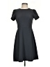 Ann Taylor LOFT 100% Polyester Solid Gray Casual Dress Size 2 - photo 1