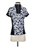 Tail Blue Short Sleeve Top Size S - photo 1